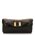 Jacquard Quilted Monogram Altair Clutch Bronze