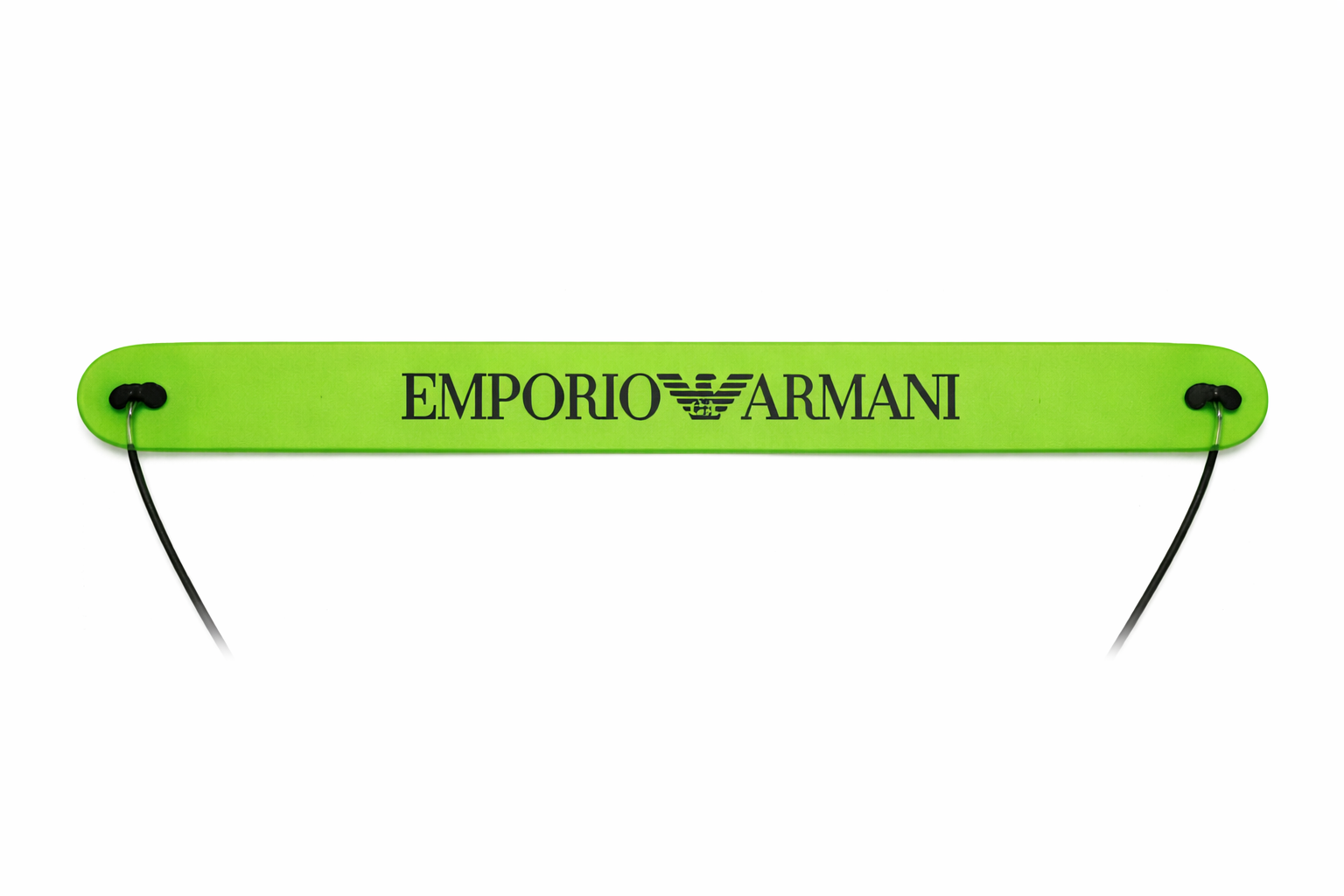Emporio Armani Green Rubber Eyewear Strap