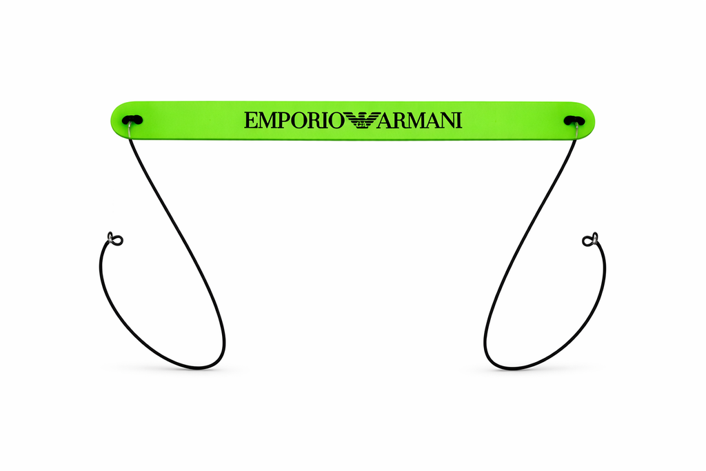 Emporio Armani Green Rubber Eyewear Strap