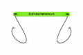 Emporio Armani Green Rubber Eyewear Strap