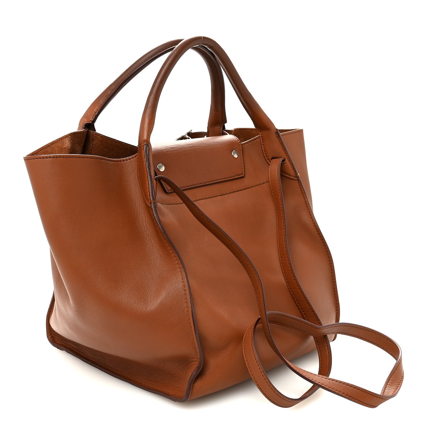 Smooth Calfskin Small Big Bag Tan