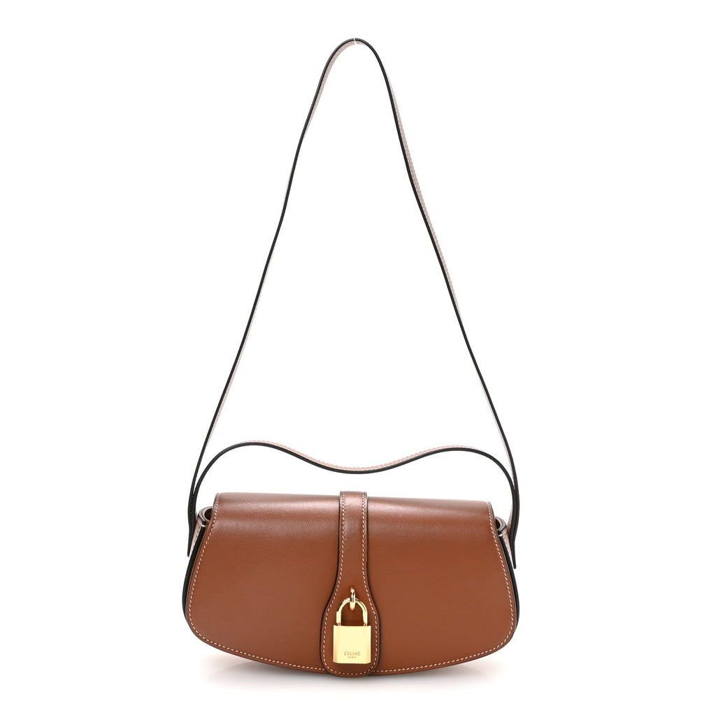 Smooth Calfskin Tabou Clutch On Strap Tan