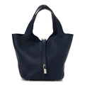 Taurillon Clemence Picotin Lock 22 MM Bleu Nuit