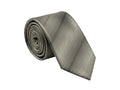 Emporio Armani Striped Tan Green 100% Silk Mens Tie