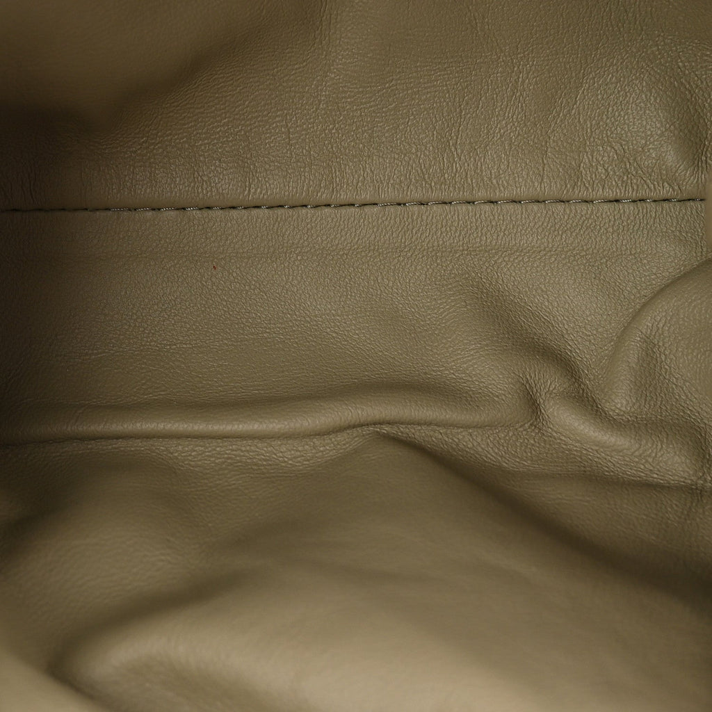 Patent Intrecciato The Mini Pouch Travertine
