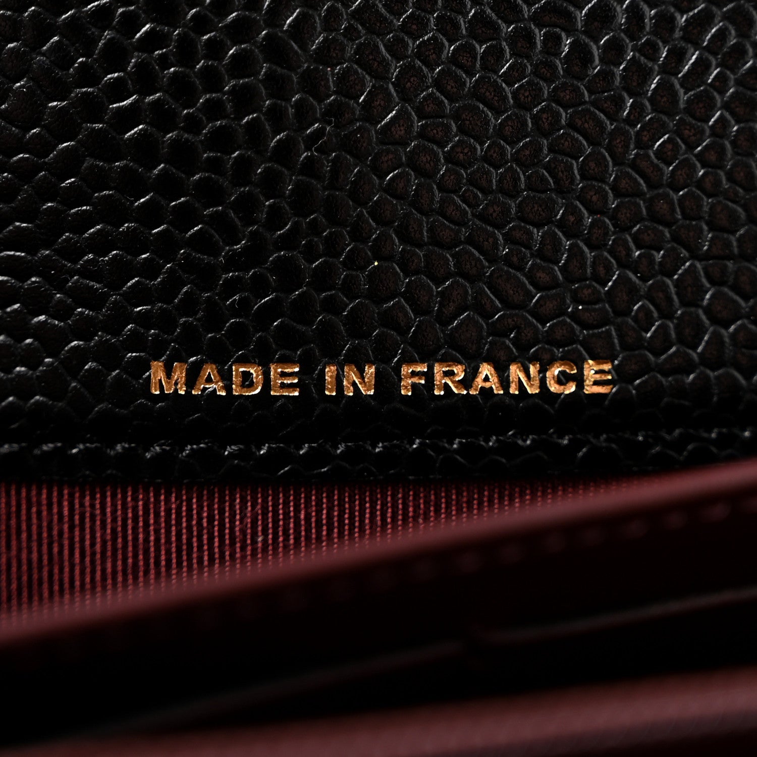 Caviar Quilted Large Gusset Flap Wallet Black