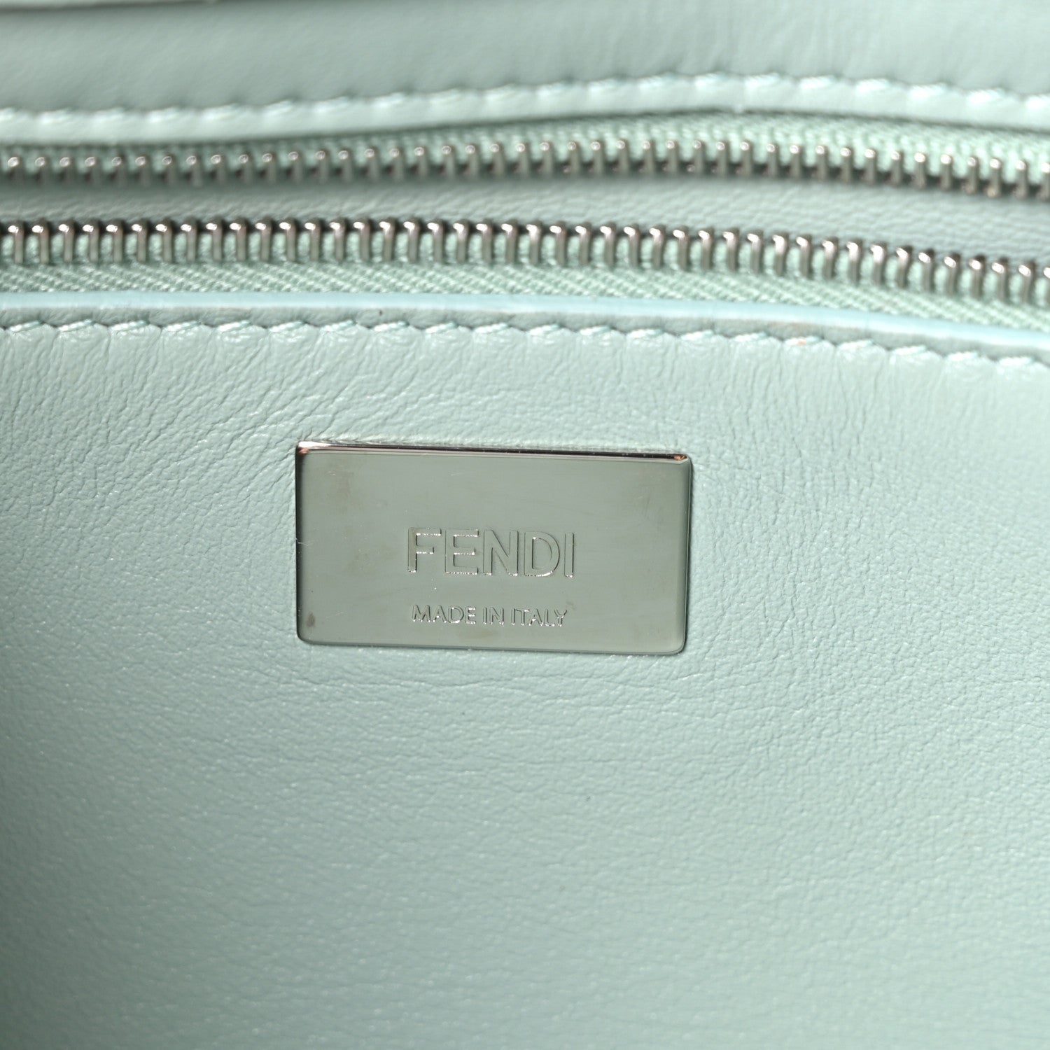 Sequin Paillettes Nappa Baguette Light Blue