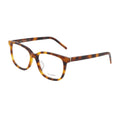 Saint Laurent Eyeglasses Square Full Rim, Havana Frame and Clear Demo Lens Lens SLM110/F005