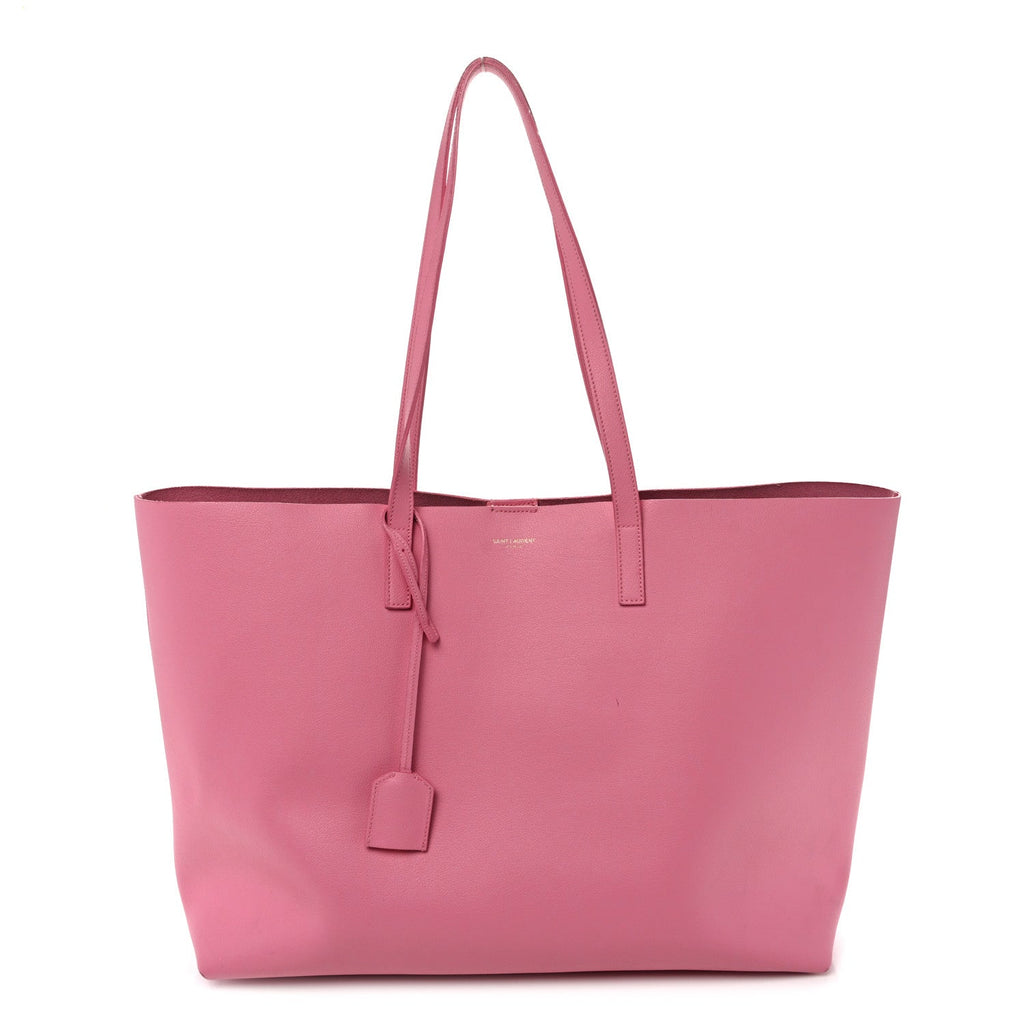 Calfskin Large Shopping Tote Pale Rose