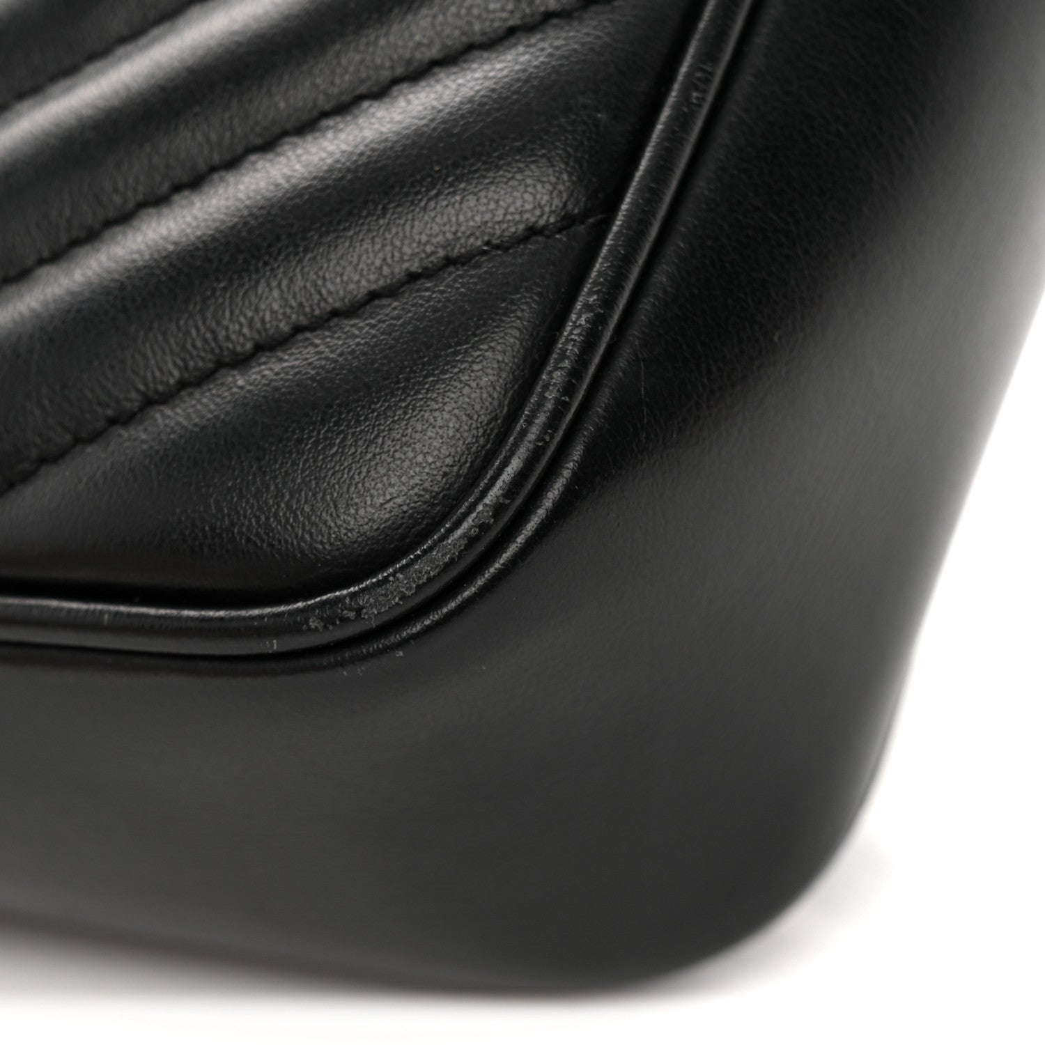 Calfskin Matelasse Monogram Lou Camera Bag Black