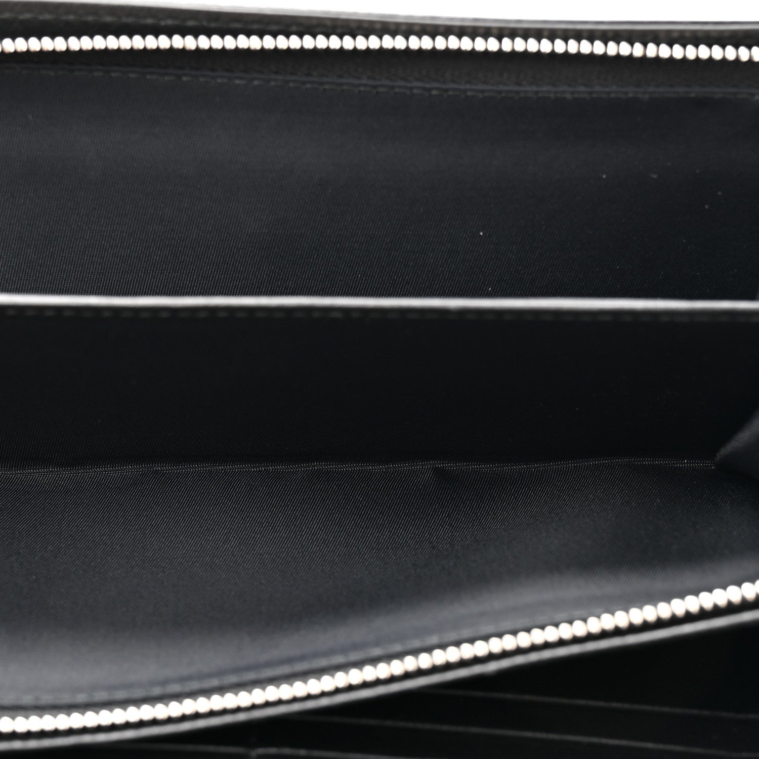 Patent Lambskin Cannage Lady Dior Rendezvous Wallet On Chain Black