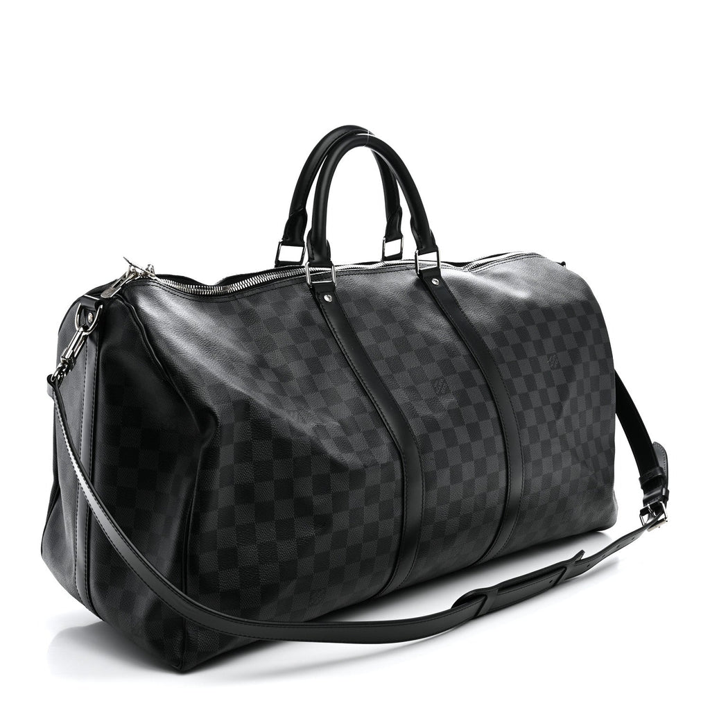 Damier Graphite Keepall Bandouliere 55