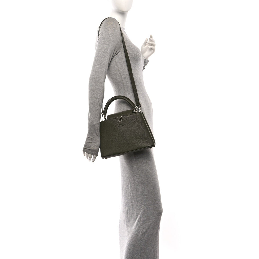 Taurillon Capucines BB Khaki