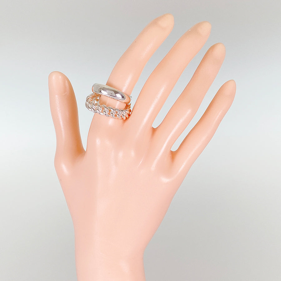 HERMES Boucle Sellier Unflexible Ring