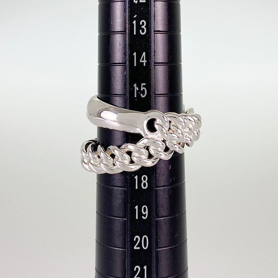 HERMES Boucle Sellier Unflexible Ring