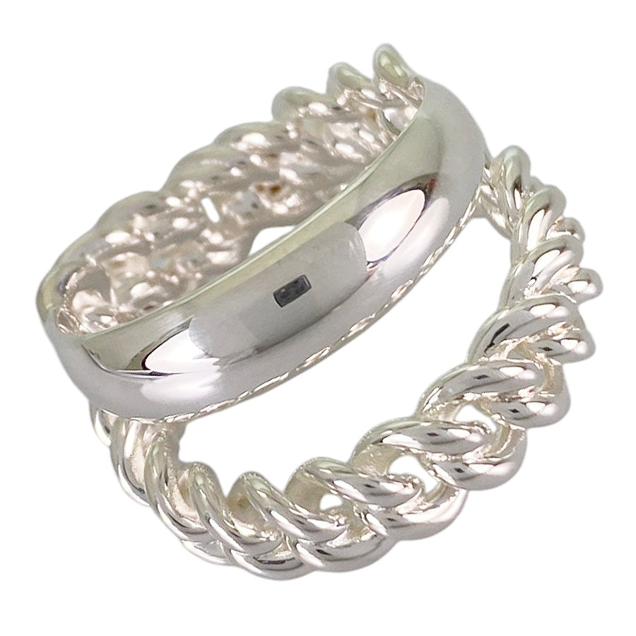 HERMES Boucle Sellier Unflexible Ring