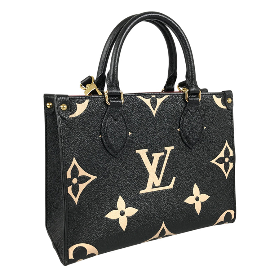 LOUIS VUITTON Monogram Empreinte Bicolor On The Go PM M45659 Hand bag