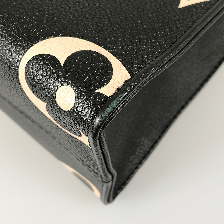 LOUIS VUITTON Monogram Empreinte Bicolor On The Go PM M45659 Hand bag