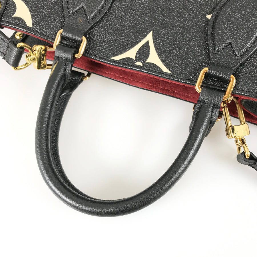 LOUIS VUITTON Monogram Empreinte Bicolor On The Go PM M45659 Hand bag