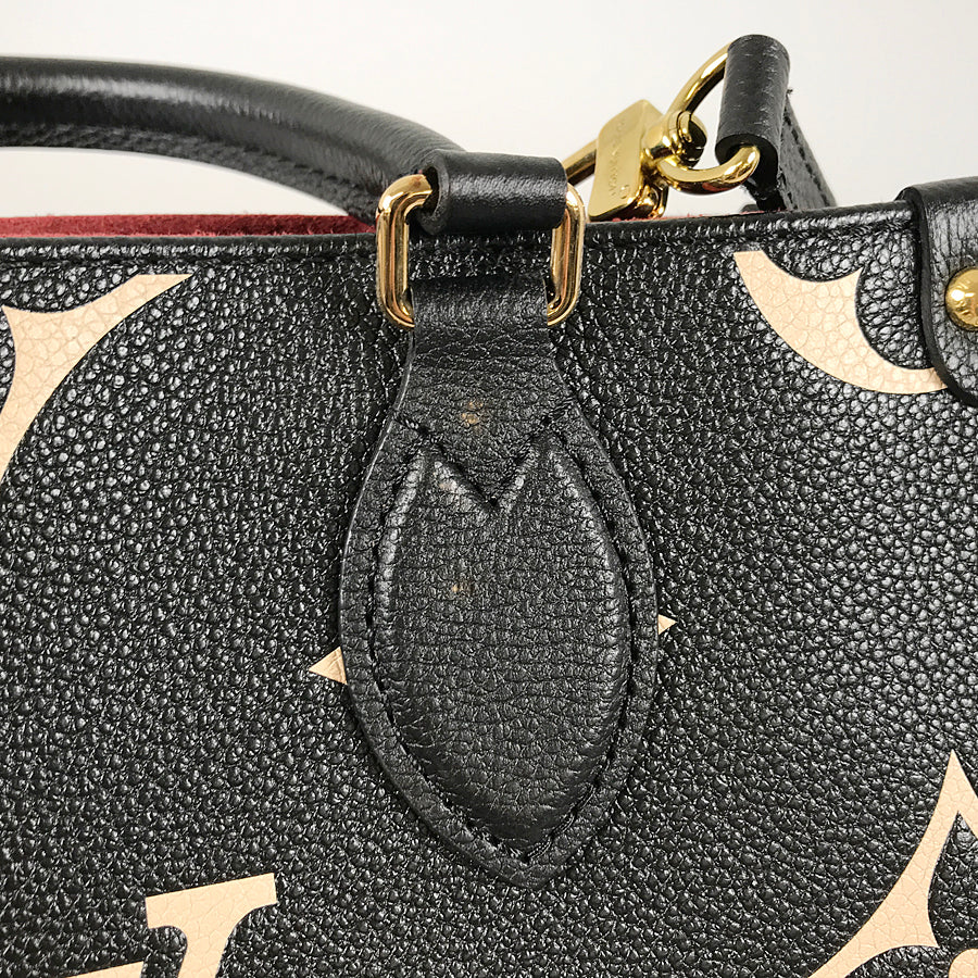 LOUIS VUITTON Monogram Empreinte Bicolor On The Go PM M45659 Hand bag