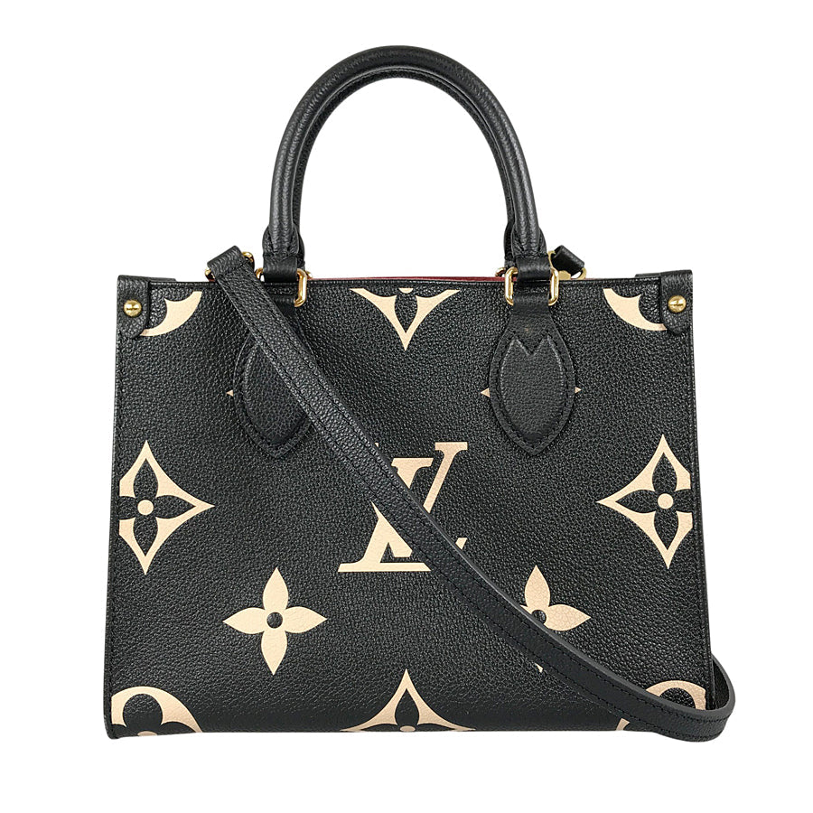 LOUIS VUITTON Monogram Empreinte Bicolor On The Go PM M45659 Hand bag