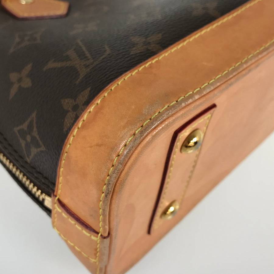 LOUIS VUITTON Monogram Alma BB M53152 Hand bag