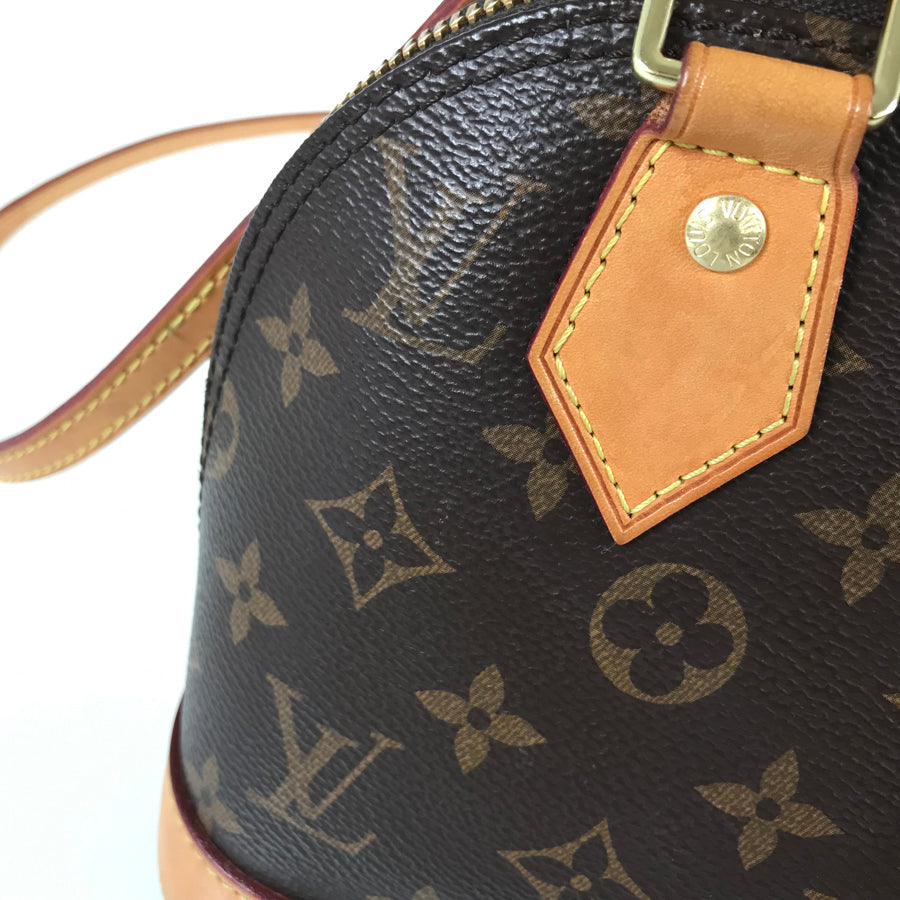 LOUIS VUITTON Monogram Alma BB M53152 Hand bag