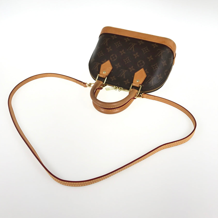 LOUIS VUITTON Monogram Alma BB M53152 Hand bag