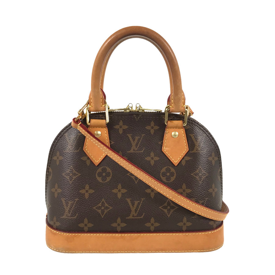 LOUIS VUITTON Monogram Alma BB M53152 Hand bag
