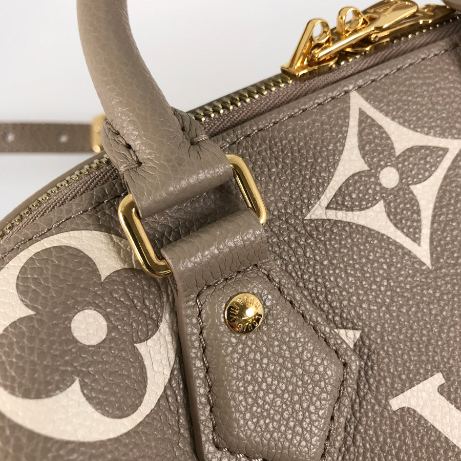 LOUIS VUITTON Monogram Empreinte Bicolor Speedy Bandouliere 20 M46575 Hand bag