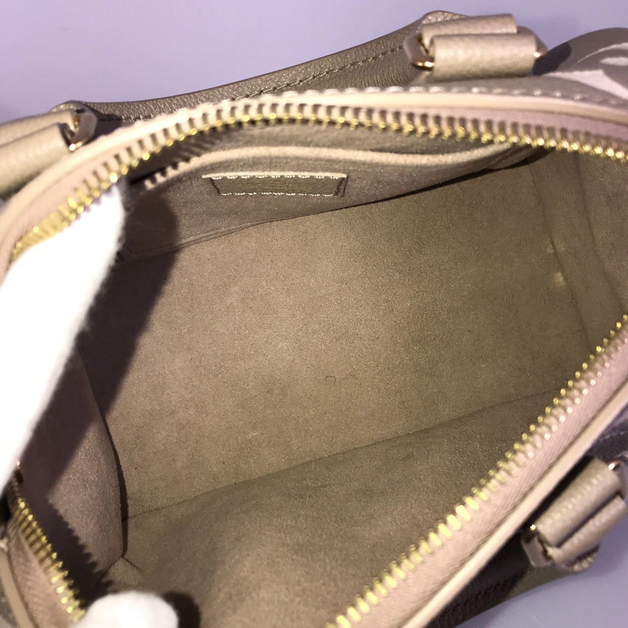 LOUIS VUITTON Monogram Empreinte Bicolor Speedy Bandouliere 20 M46575 Hand bag