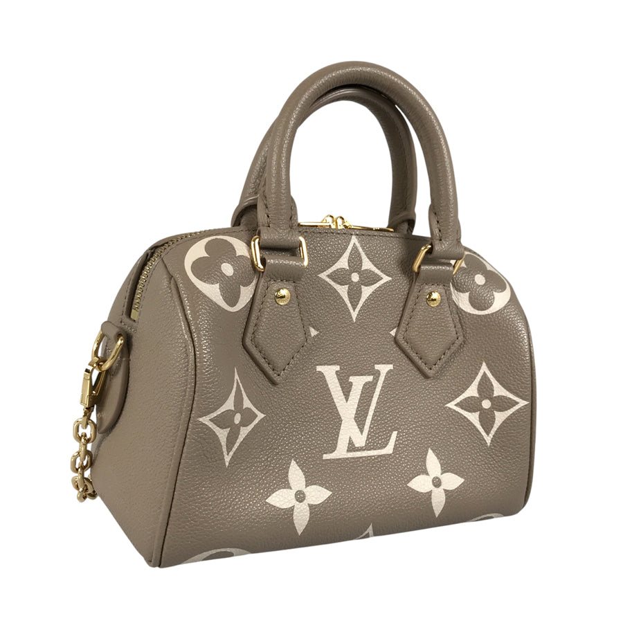LOUIS VUITTON Monogram Empreinte Bicolor Speedy Bandouliere 20 M46575 Hand bag