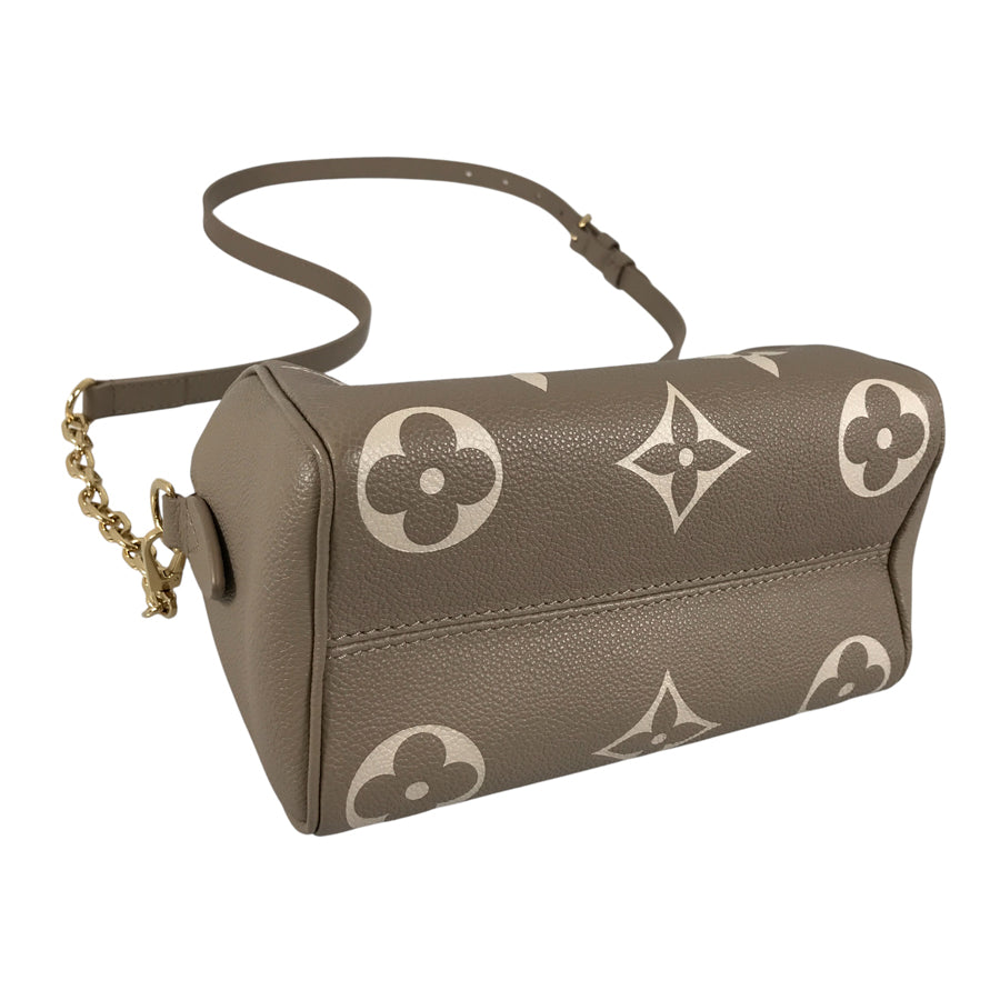 LOUIS VUITTON Monogram Empreinte Bicolor Speedy Bandouliere 20 M46575 Hand bag