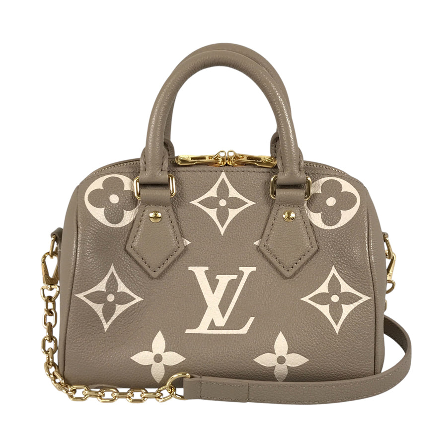 LOUIS VUITTON Monogram Empreinte Bicolor Speedy Bandouliere 20 M46575 Hand bag