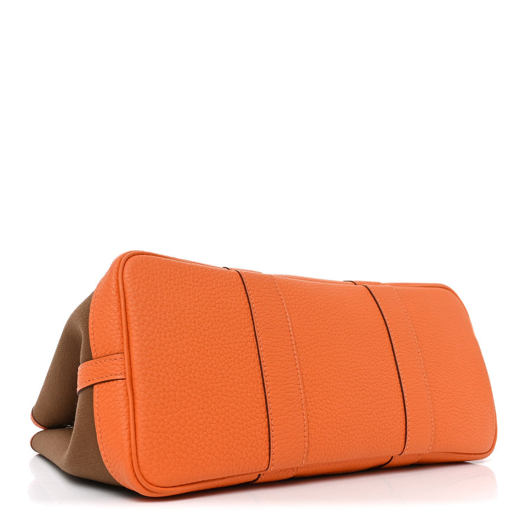 Toile Officier Negonda Garden Party Tote 30 Alezan Orange