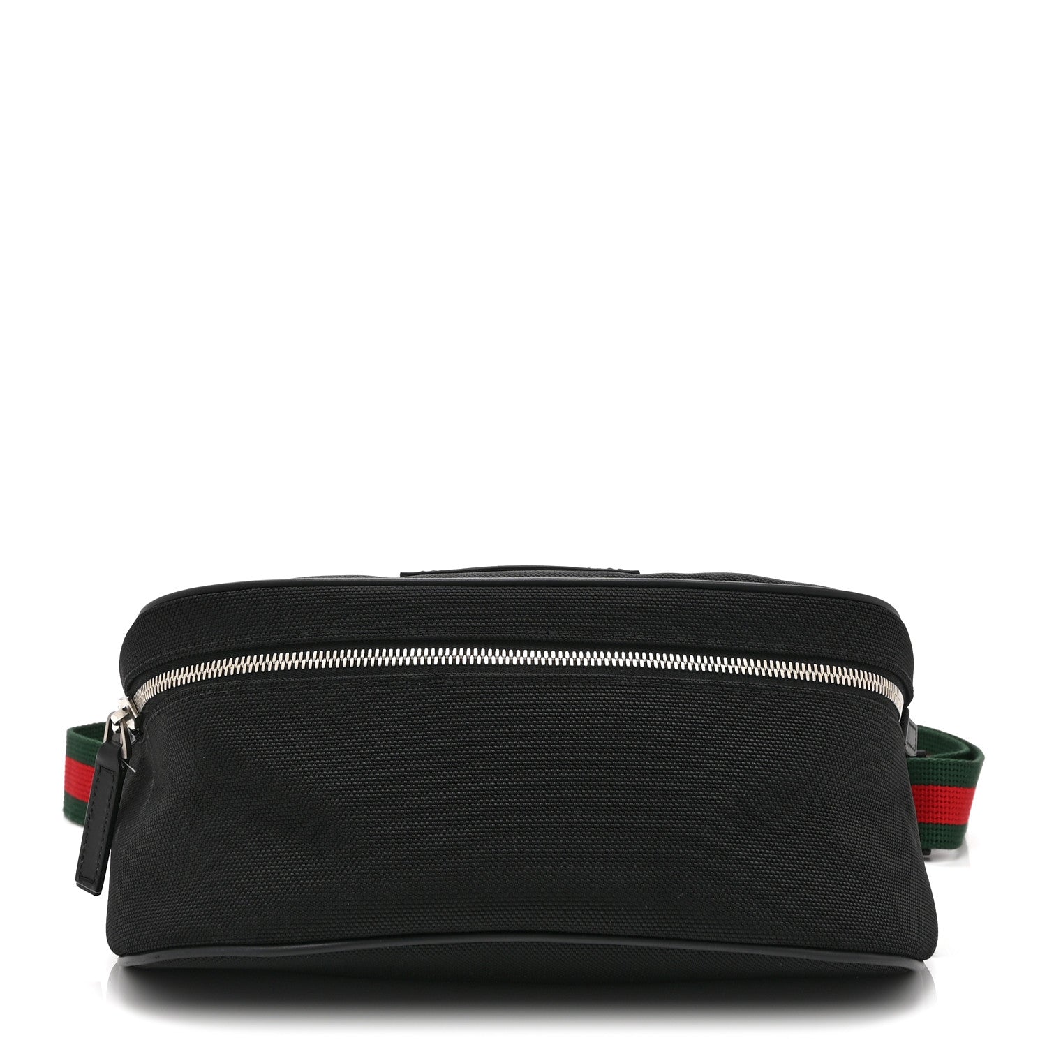 Techno Canvas Web Large Belt Bag Black