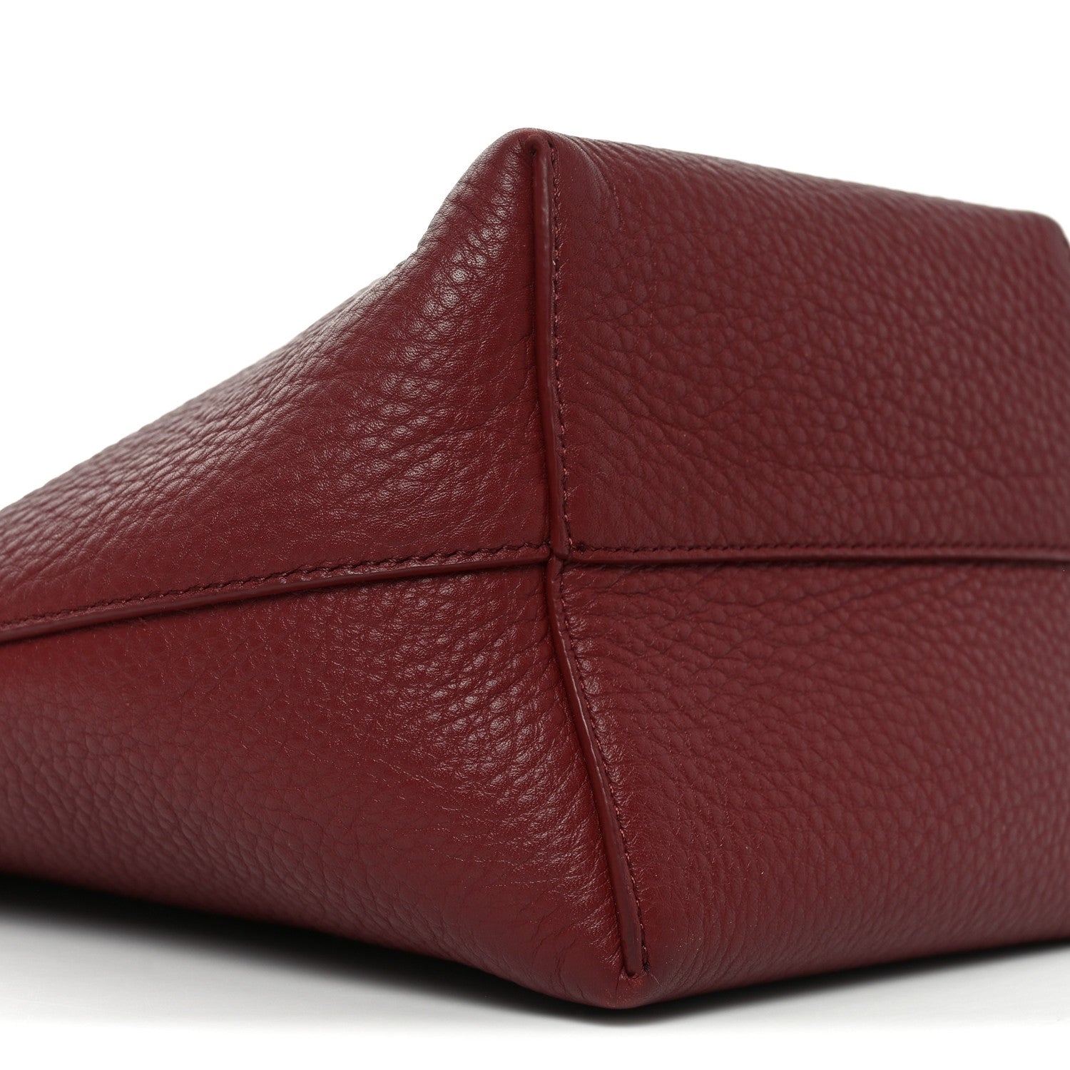 Grained Calfskin Small N/S Park Tote Terracotta