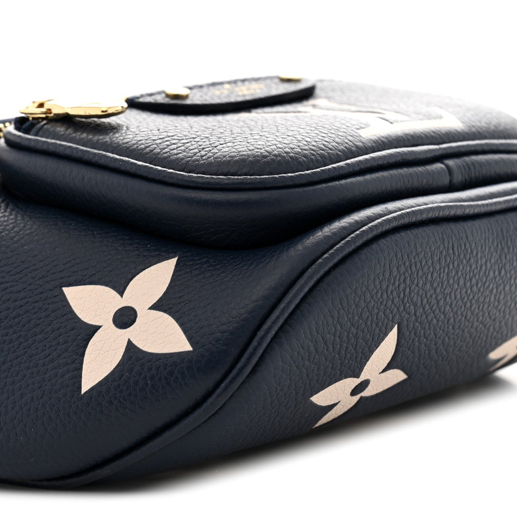 Empreinte Monogram Giant Mini By The Pool Bumbag Blue Beige