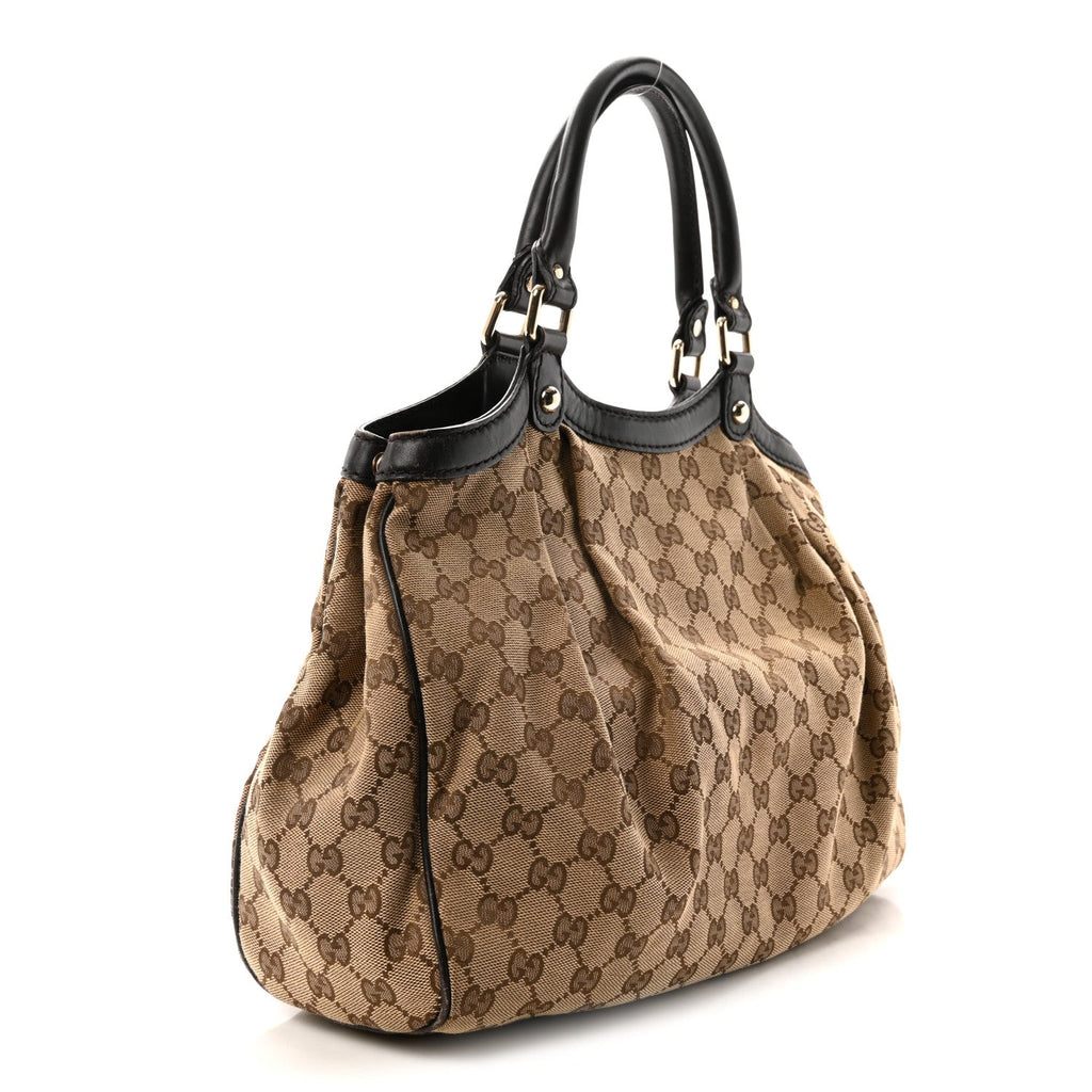Monogram Medium Sukey Tote Dark Brown