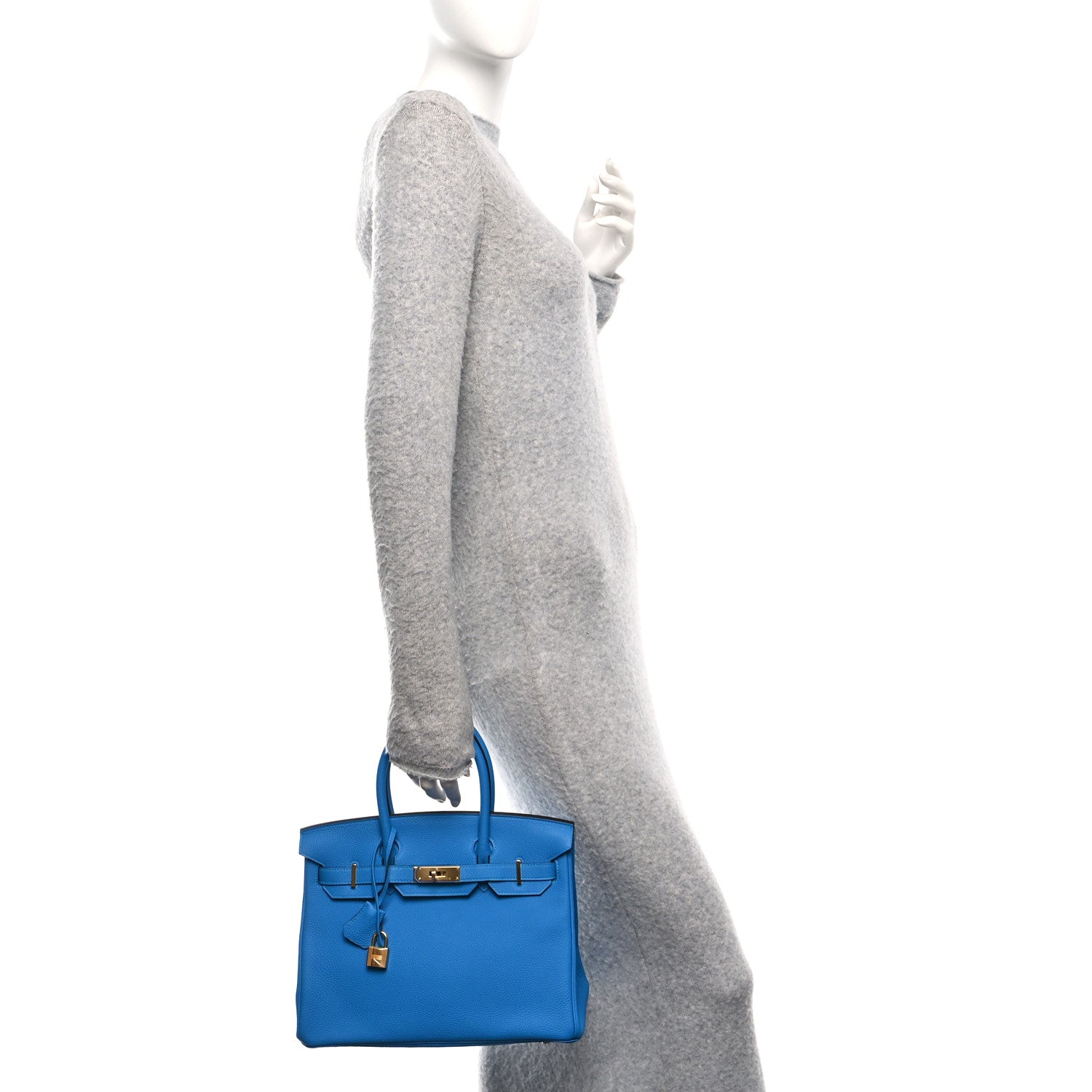 Togo BIRKIN 30 Bleu Zanzibar