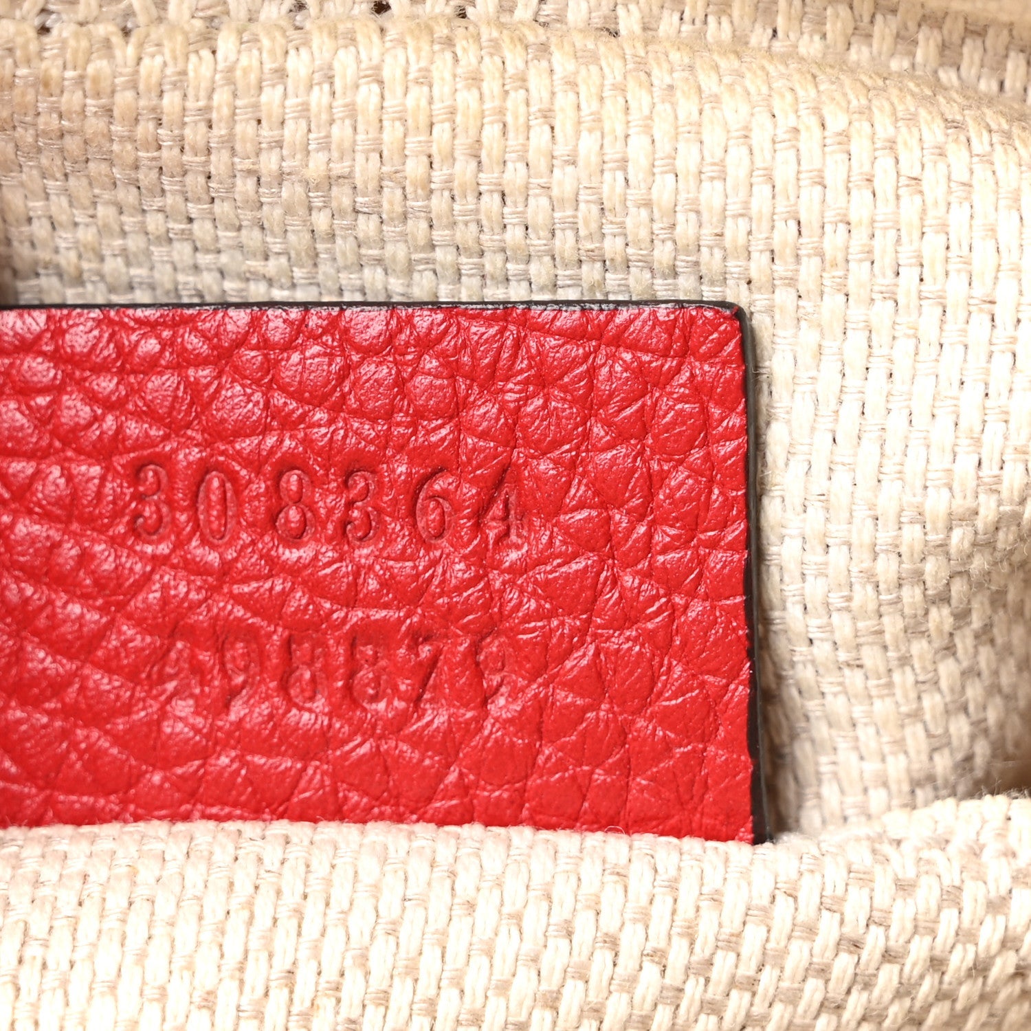 Pebbled Calfskin Small Soho Disco Bag Tabasco Red