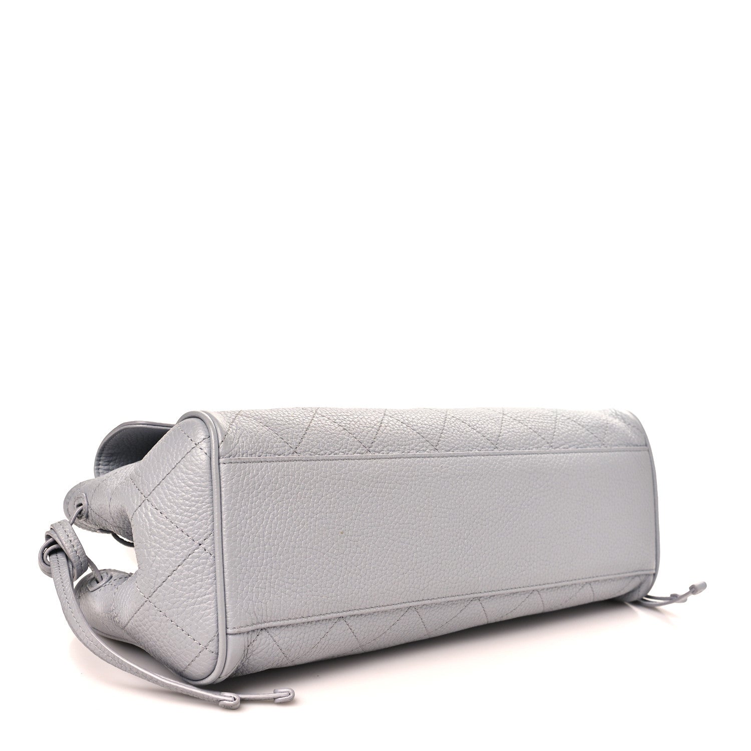 Grained Calfskin Urban Essentials Small Shopping Bag Grey