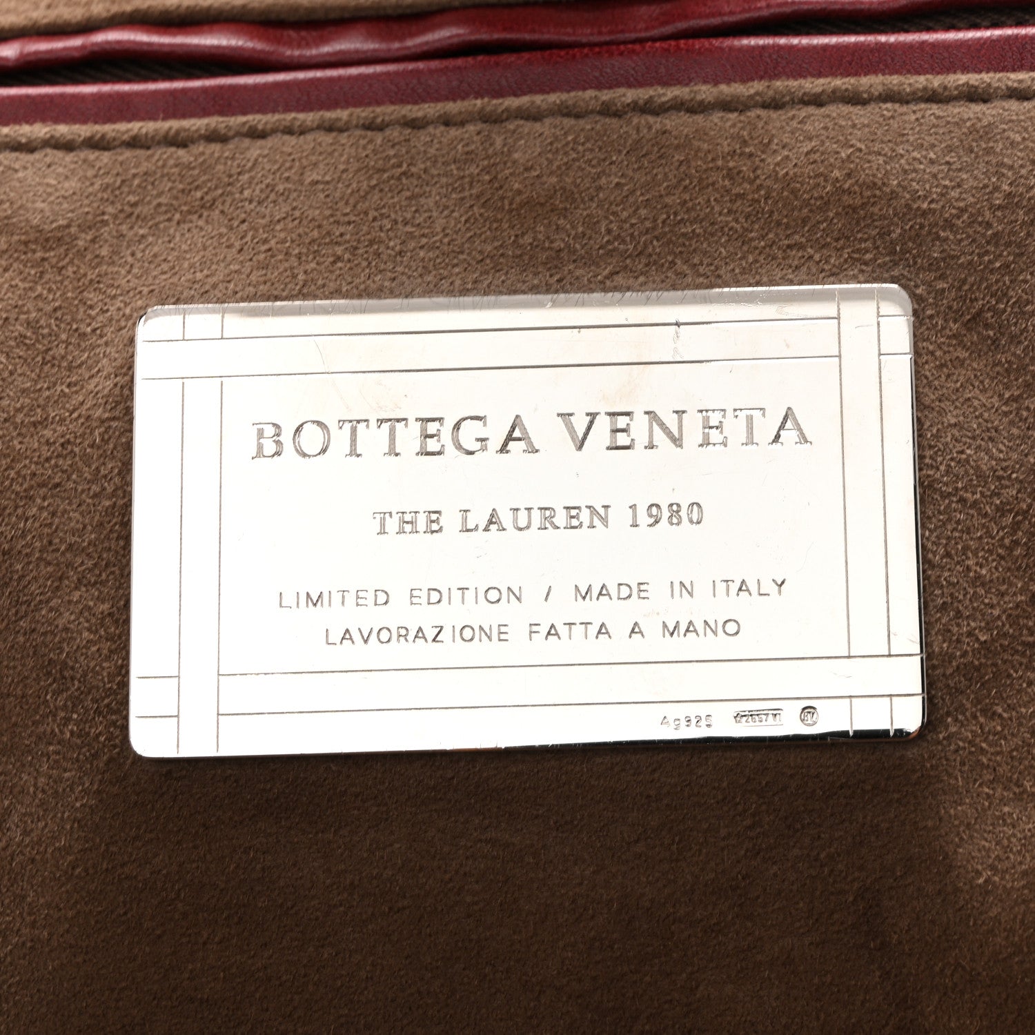 Nappa Intrecciato The Lauren 1980 Clutch Gigolo Red