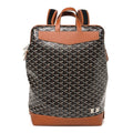 Goyardine Calfskin Cisalpin Backpack  Black Gold