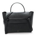 Grained Calfskin Mini Belt Bag Black
