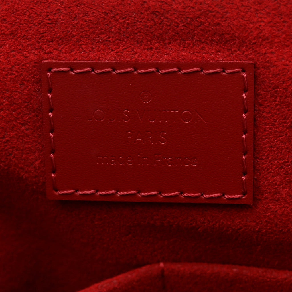 Damier Ebene Caissa Tote PM Cherry