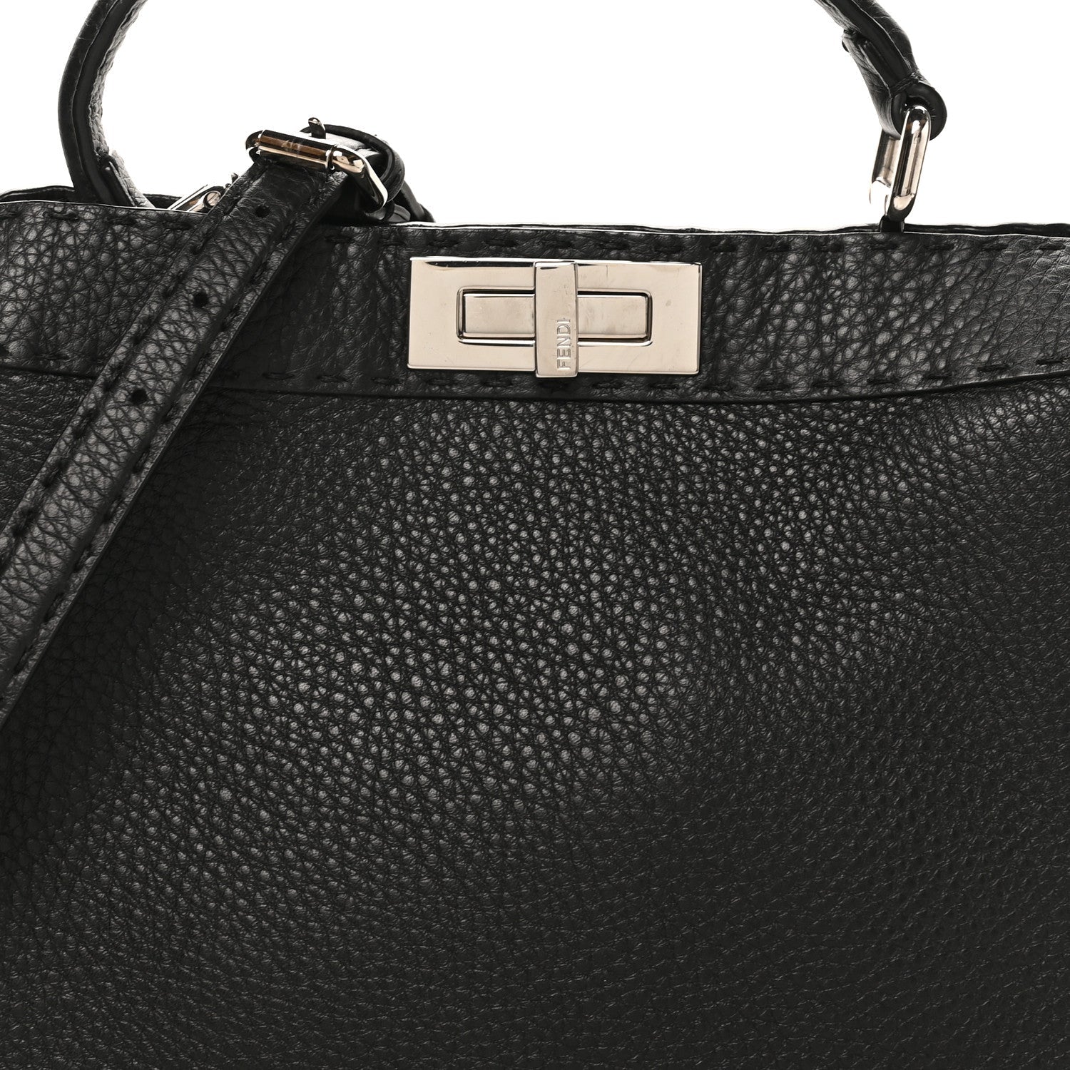 Cuoio Romano Selleria Chamois Medium Peekaboo I SEE U Satchel Black Camel Sunflower