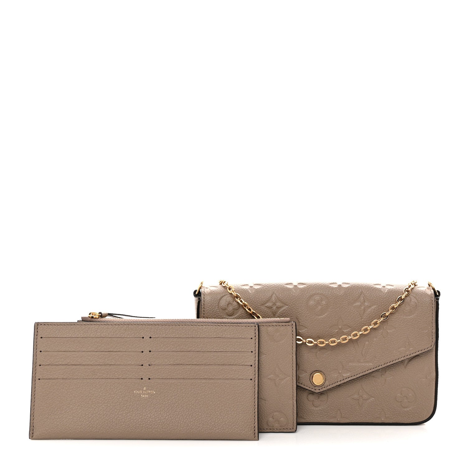 Empreinte Pochette Felicie Chain Wallet Tourterelle