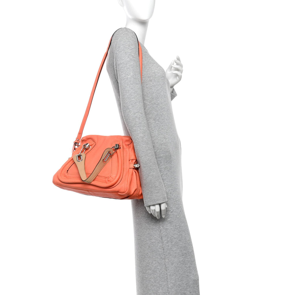 Calfskin Small Paraty Orange Fizz