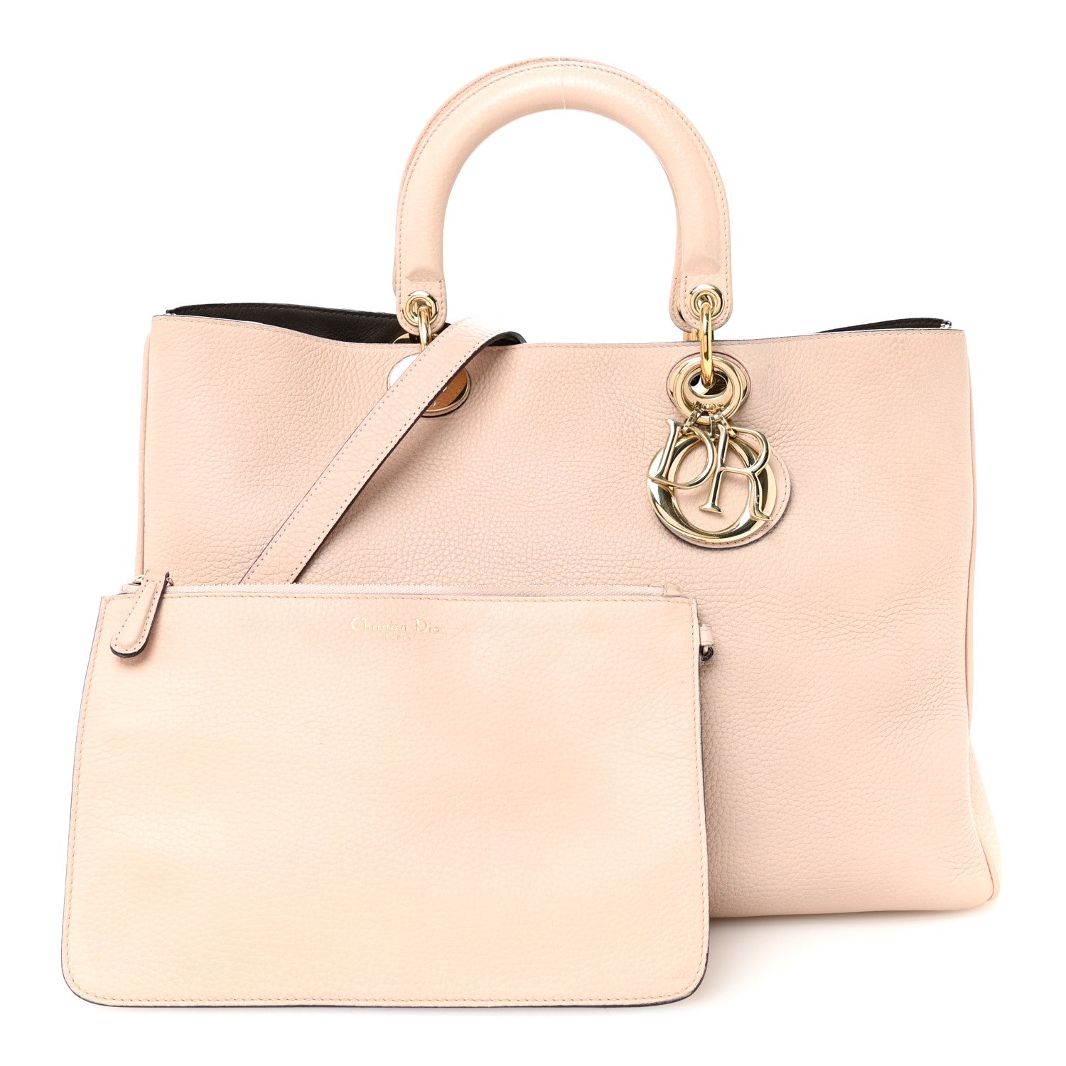 Bullcalf Large Diorissimo Tote Rose Poudre